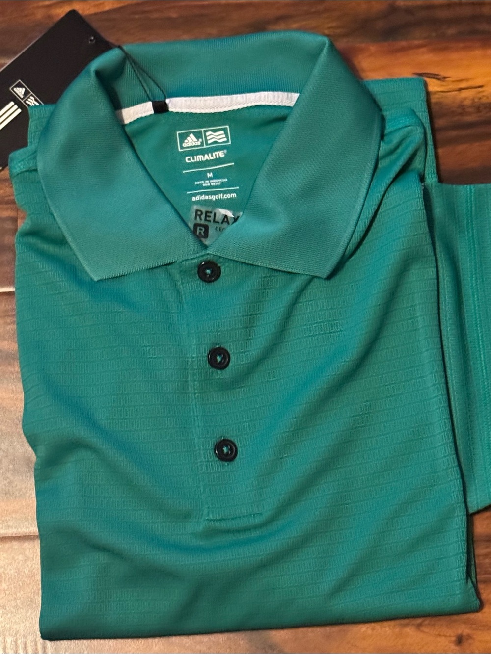 Adidas Men’s green Climalite Polo Shirt